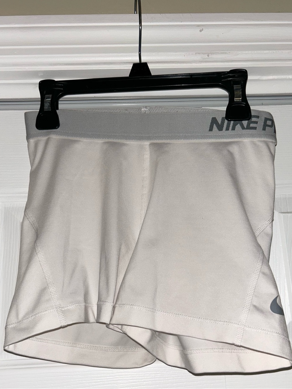 White Nike Pro shorts size Small S used